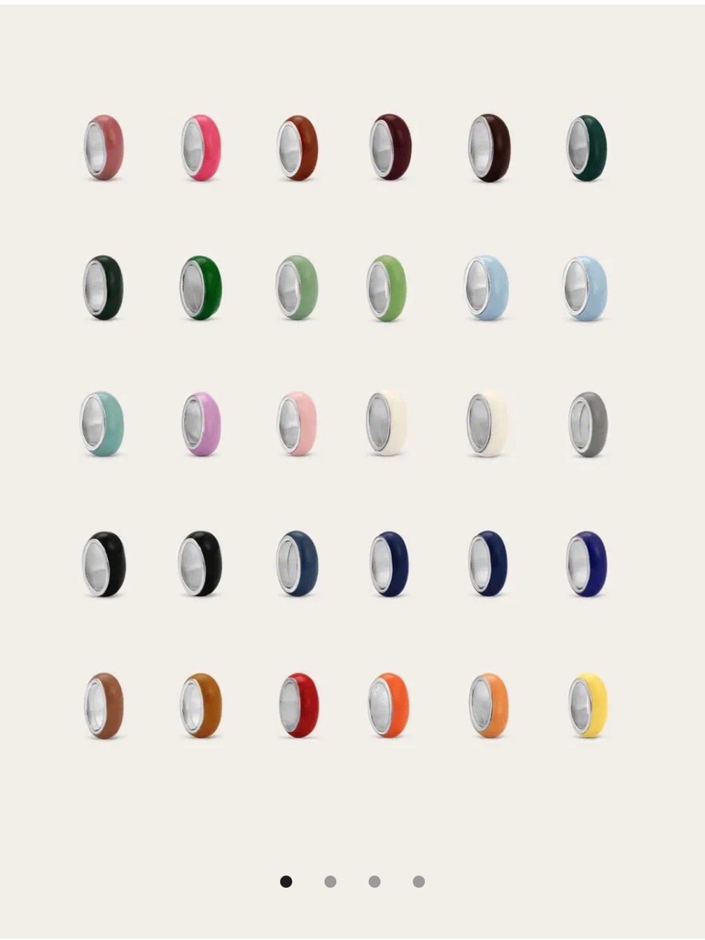 Adina Reyter Full Palette Mini Bead Pack, 30 colorful enamel mini beads NEW